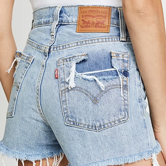 High Waisted Levi’s Jean Wedgie Shorts - Picture 6 of 10